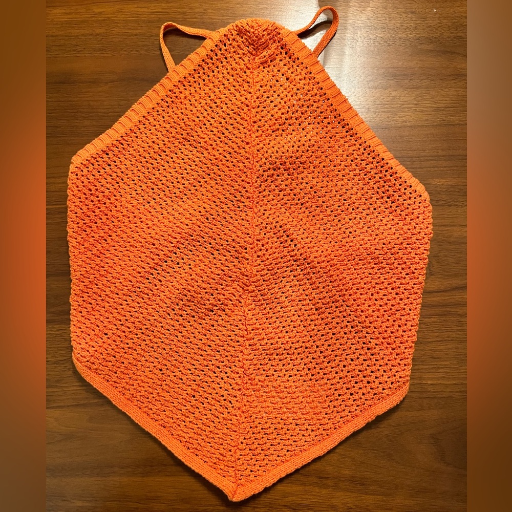 Free People June Fauxchet Sweater Halter Top